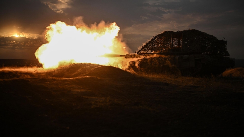 Танкисты поразили блиндаж ВСУ на Запорожском направлении