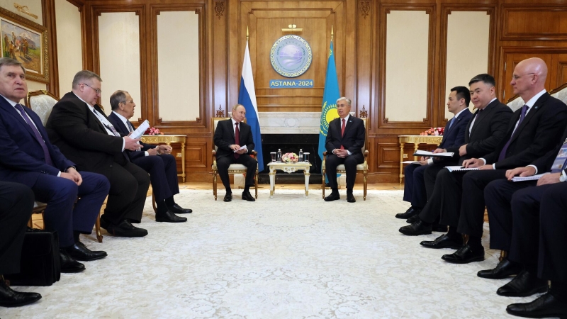 Путин рассказал о росте инвестиций в экономику Казахстана