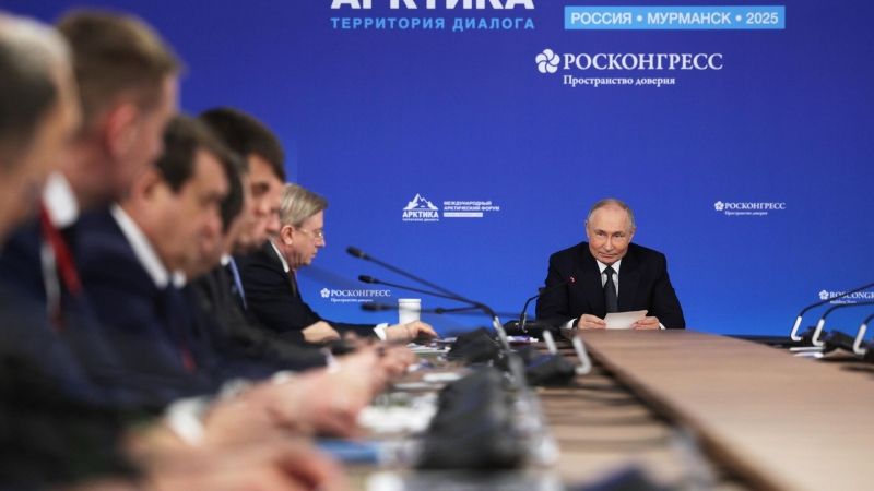 Путин поручил увеличить мощности морских портов в Арктике