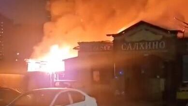 На Эльбрусе сгорело кафе на высоте 3,5 тысячи метров