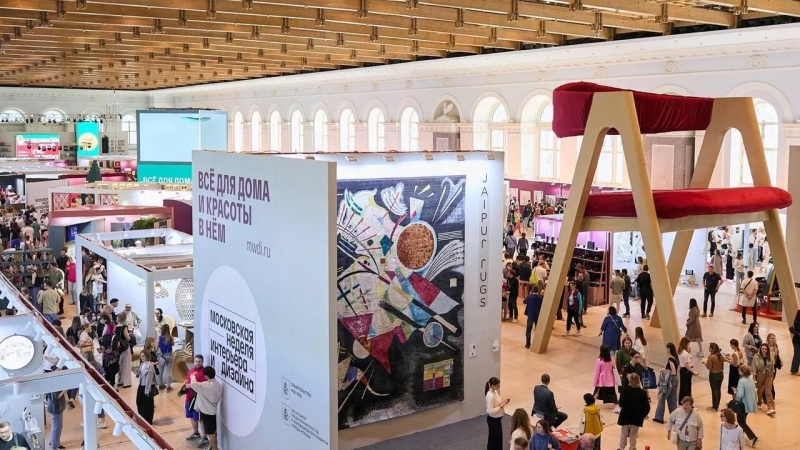 На Московской неделе интерьера и дизайна представили эксклюзивные изделия