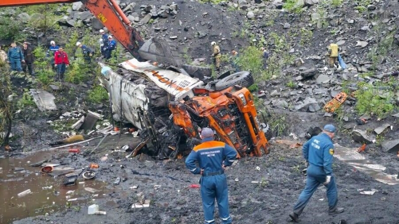 Пассажиры сорвавшегося в обрыв автобуса в Якутии возвращались домой