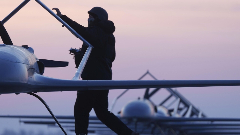 Российские специалисты изучают оптику сбитого под Часовым Яром дрона