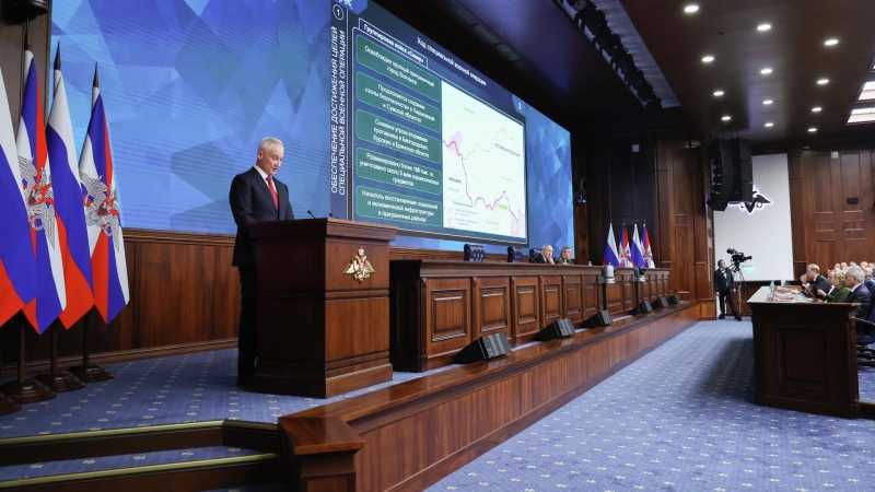 Белоусов рассказал о сервисах единой информационной системы Минобороны